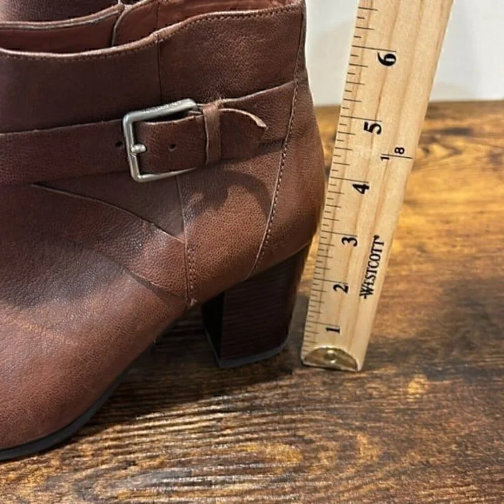 Cole Haan Grand Os hinckley ankle booties brown women 6.5